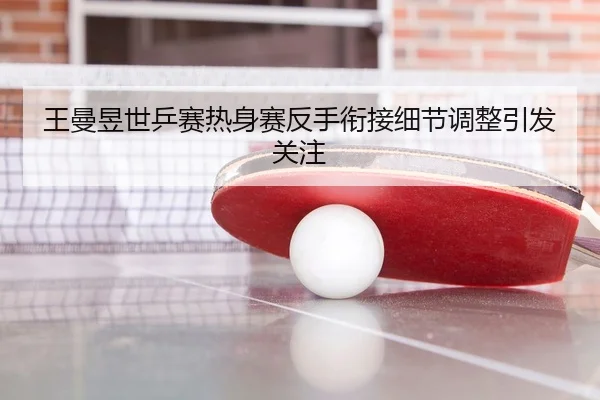 王曼昱世乒赛热身赛反手衔接细节调整引发关注